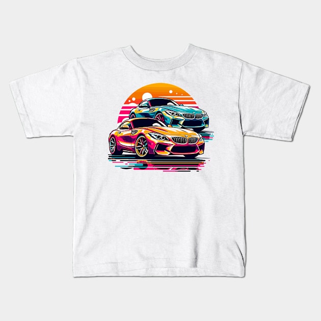 BMW Z4 Kids T-Shirt by Vehicles-Art